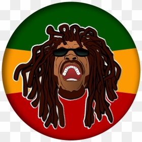 Rastafarian Head - Reggae Clipart, HD Png Download - rasta png