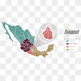 Mexico Map Gray, HD Png Download - ubicacion png