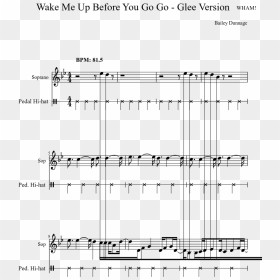 Wake Me Up Before You Go Go - Sheet Music, HD Png Download - wake me up png