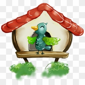 Transparent Treehouse Clipart - Bird Nest House Cartoon, HD Png Download - treehouse png