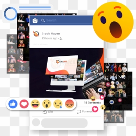 Screenshot, HD Png Download - facebook live icon png