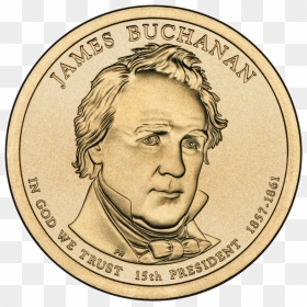 James Buchanan Dollar Coin, HD Png Download - buchanans png
