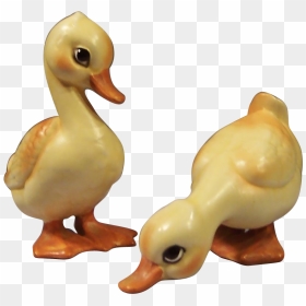 Vintage Easter Lefton Baby Ducks Ducklings H6981 From - Duck, HD Png Download - baby duck png