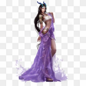 Sexy & Beautiful Art - Chinese Concept Art Women, HD Png Download - halloween costume png