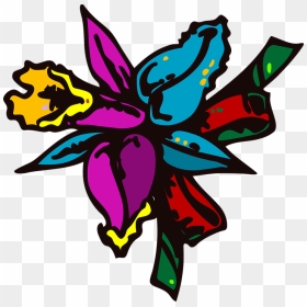 Colored Floral Png Image With Transparent Background - Cartoon Flowers, Png Download - cute flower png