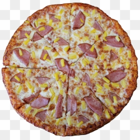 Fresh Slice Pizza Menu Hawaiian - Hawaiian Pizza, HD Png Download - pepperoni pizza slice png