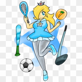 All Star Sports Image Transparent Stock Techflourish - Mario Sports Superstars Rosalina, HD Png Download - rosalina png