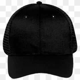 Baseball Hat Back Clipart Black And White Clip Freeuse - Black Trucker Hat Png, Transparent Png - trucker hat png