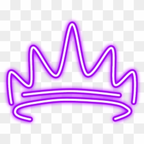 Red Neon Crown Png, Transparent Png - neon lines png