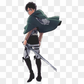 Eren Yeager - Eren Yeager Survey Corps, HD Png Download - eren jaeger png