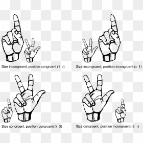 Sign Language Number 1, HD Png Download - snoop png
