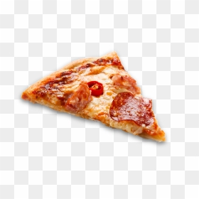 Italian Pizza Slice Of A Pepperoni Pizza In Waterbury, - Slice Ham And Cheese Pizza, HD Png Download - pepperoni pizza slice png