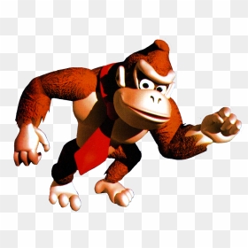 Donkey Kong Impersonator Farty Kong Hoping Nobody Realizes - Cartoon, HD Png Download - kong png