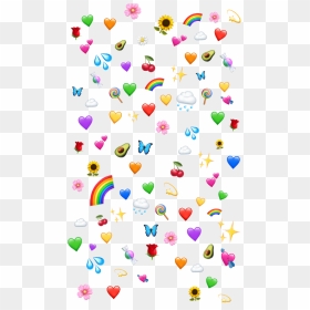 #heart #wholesome #emojis #emojiheart #hearts #stars - Cute Emoji Lock Screens, HD Png Download - check emoji png
