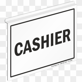 Sign, HD Png Download - cashier png