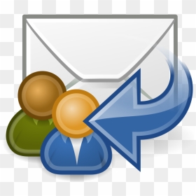 Free Vector Tango Mail Reply All - Reply Clipart, HD Png Download - email vector png