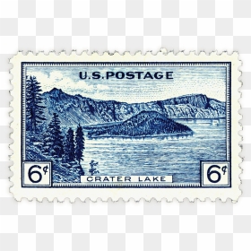 Crater Lake National Park Stamp, HD Png Download - postcard stamp png