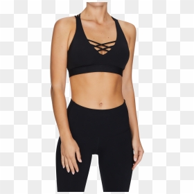 Hibiscus Low Impact Strappy Sports Bra - Sports Bra, HD Png Download - hanging bra png