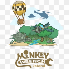 Monkey Wrench , Png Download - Poptropica Monkey Wrench Island, Transparent Png - monkey wrench png
