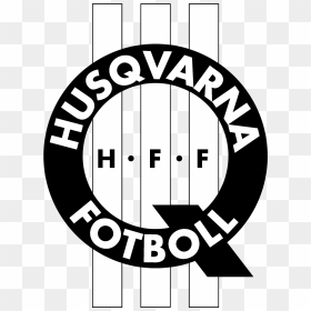 Husqvarna Ff Logo Black And White - Circle, HD Png Download - husqvarna logo png