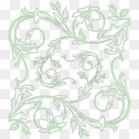 Drawing, HD Png Download - filigree line png