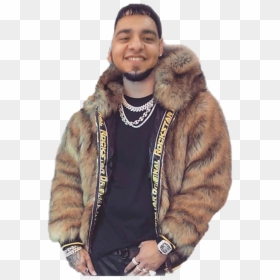 Popular And Trending Anuelaa Stickers On Picsart Png - Anuel Fur Jacket, Transparent Png - anuel aa png