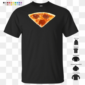 Pepperoni Pizza Slice T-shirt - T-shirt, HD Png Download - pepperoni pizza slice png