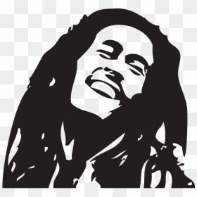 Bob Marley Stencil Reggae - Bob Marley Stencil Art, HD Png Download - rasta png
