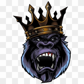 King Kong With Crown, HD Png Download - kong png