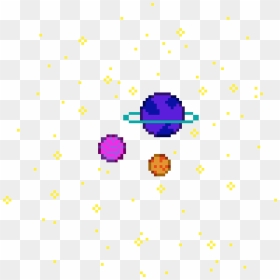 Pixel Planet Png - 8 Bit Planets Transparent, Png Download - pixel png tumblr