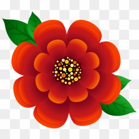 Red Flower Clip Art, HD Png Download - cherry blossom emoji png