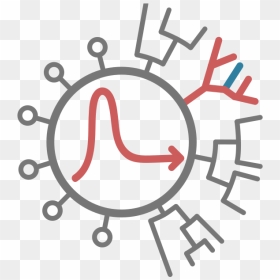 Transparent Hiv Virus Clipart - Falkirk Wheel, HD Png Download - sun clipart black and white png