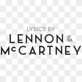 Lennon Mccartney Transparent, HD Png Download - explicit lyrics png