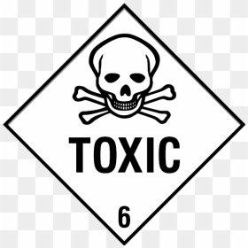 Toxic 6 Sign - Toxic Signage, HD Png Download - poison symbol png