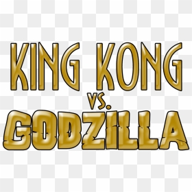 King Kong Vs Godzilla Logo, HD Png Download - kong png