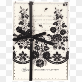 Wrapping Paper, HD Png Download - black lace ribbon png