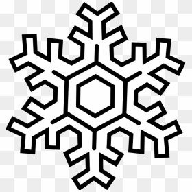 Snowflake Transparent Line Art, HD Png Download - snow vector png