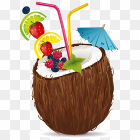 Transparent Coconut Drink Png, Png Download - coconut drink png