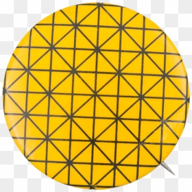 Yellow Pattern Art Button Museum - Issey Miyake Bao Bao White Tote, HD Png Download - yellow subscribe button png