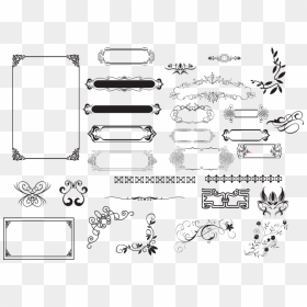 Calligraphy, HD Png Download - filigree line png