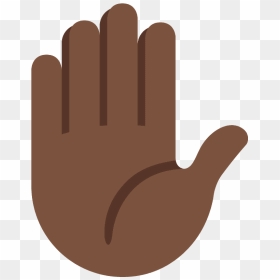 Raised Hand Emoji Clipart - Illustration, HD Png Download - ok sign emoji png