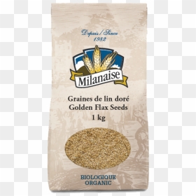 Milanaise Sac 1kg Graines Lin Dore Web - Semoule De Blé Durum, HD Png Download - grains png