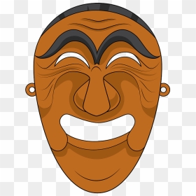 Korean Mask Of Yangban Clipart - Illustration, HD Png Download - korean png
