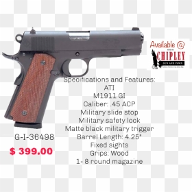 Ati 1911, HD Png Download - m1911 png