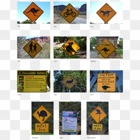 Australian Wildlife Warning Signs - Warning Signs In Australia, HD Png Download - warning signs png