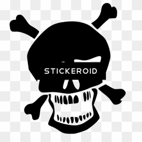 Hitler Vector Skeleton - Horror Clip Art, HD Png Download - skull and cross bones png