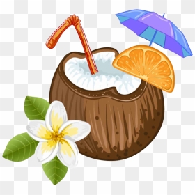 Cocktail Pixf1a Colada Juice Coconut Water Coconut - Coconut Juice Clipart, HD Png Download - coconut drink png