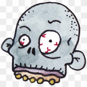 Transparent Zombie Heads, HD Png Download - zombie head png