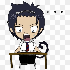 Free Download Blue Exorcist Clipart Rin Okumura Kirigakure - Rin Blue Exorcist Chibi, HD Png Download - rin okumura png