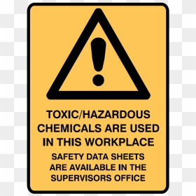 Brady Warning Signs - Hazardous Chemicals Signs, HD Png Download - warning signs png